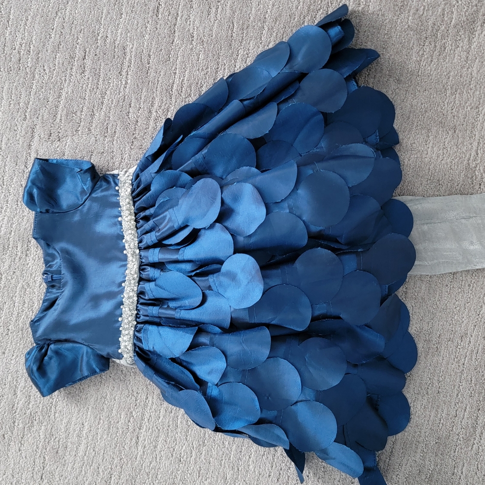 Elegant Blue Kids Costume Dress